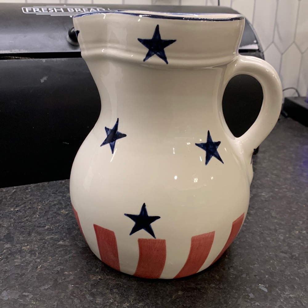 Star Spangle Banner Decorative Pitcher